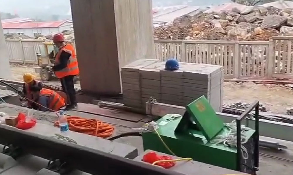 軌道堵死預埋管疏通